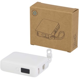 Acrux powerbank - 10.000mAh - gerecycled plastic - ingebouwde type-C kabel