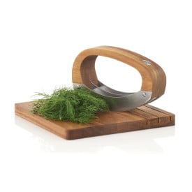 AdHoc RoccaVerde hakmes - met snijplank - praktisch