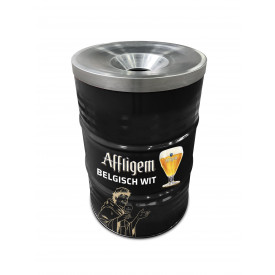 Afvalbak 200L Zwart-Full color