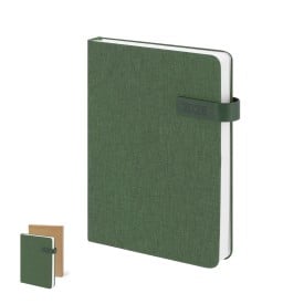 Agenda Mylok 5 - gerecycled rPET-polyester - harde kaft - magnetische sluiting - leeslint