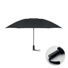 Agumbe 23" windbestendige paraplu-Zwart
