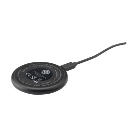 All-in-one RCS Recycled 15W Magnetic Wireless Charger-Zwart/zwart