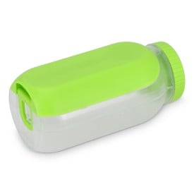 Alles-in-één Lunchkom met Sausvakje en Lepel-Vork-Lichtgroen