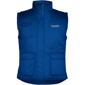 Almanzor multifunctionele werkbodywarmer met hoge kraag-Koningsblauw