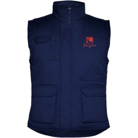Almanzor multifunctionele werkbodywarmer met hoge kraag-Marineblauw