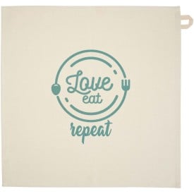 Alora keukenhanddoek van 200 g/m² gerecycled katoen-Oatmeal