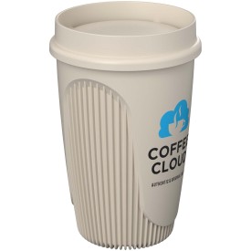 Alto 350 ml beker met 360° deksel-Zandsteen