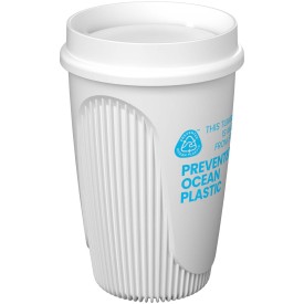 Alto POP 350 ml beker met 360° deksel-Wit