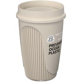 Alto POP 350 ml beker met 360° deksel-Zandsteen
