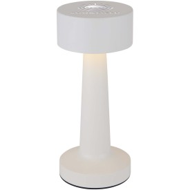 Aludra oplaadbare dimbare tafellamp met 3 lichtstanden-Wit