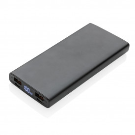 Aluminium 18W 10.000 mAh PD Powerbank-Zwart