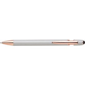 Aluminium balpen Anthony-Zilver