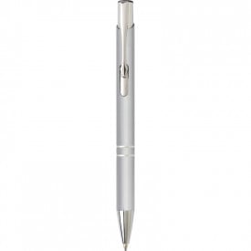 Aluminium balpen met hoogglans UV coating-Zilver