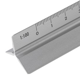 Aluminium driehoekige liniaal Tavi