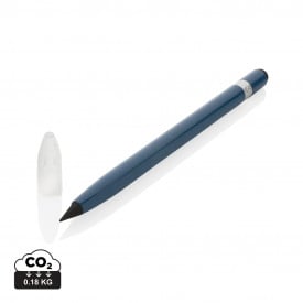 Stylus potlood - aluminium - met gum
