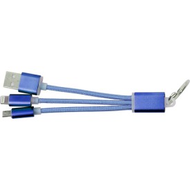 Aluminium kabel set-Kobaltblauw