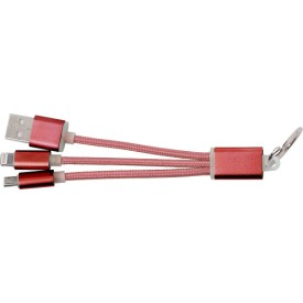 Aluminium kabel set-Rood
