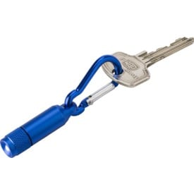 Tracy mini-zaklamp - aluminium - LED - sleutelhanger