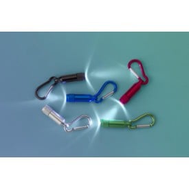 Tracy mini-zaklamp - aluminium - LED - sleutelhanger