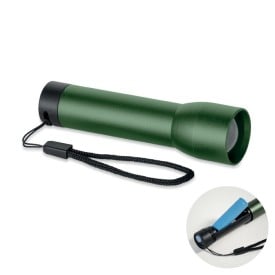 Aluminium oplaadbare zaklamp-Donker marinegroen