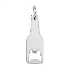 aluminium sleutelhanger fles-Zilver