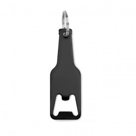 aluminium sleutelhanger fles-Zwart
