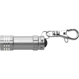 Aluminium zaklamp met 3 LED-Zilver-Zonder opdruk