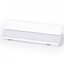 Aluminum naambadge Bindel-Wit