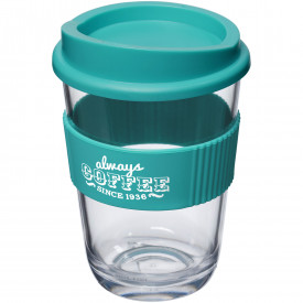 Americano® cortado 300 ml beker met grip-Aqua