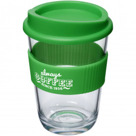 Americano® cortado 300 ml beker met grip-Groen