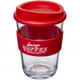 Americano® cortado 300 ml beker met grip-Rood