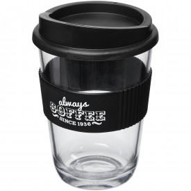 Americano® cortado 300 ml beker met grip-Zwart