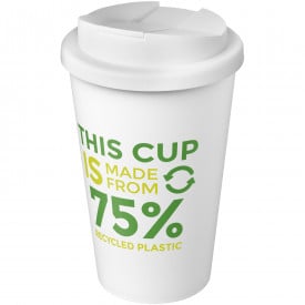Americano® Eco 350 ml gerecyclede beker met spill-proof deksel-Wit