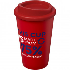 Americano Eco 350 ml gerecyclede drinkbeker-Rood