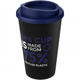 Americano Eco 350 ml gerecyclede drinkbeker-Zwart,blauw