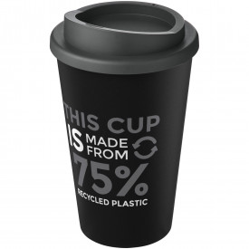 Americano Eco 350 ml gerecyclede drinkbeker-Zwart,grijs
