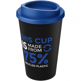 Americano Eco 350 ml gerecyclede drinkbeker-Zwart,mid blue
