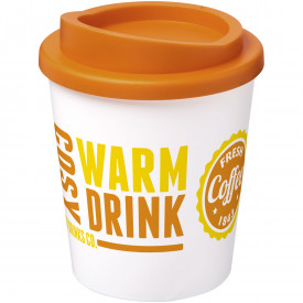 Americano® espresso 250 ml geïsoleerde beker-Wit,oranje
