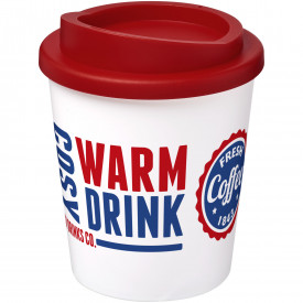 Americano® espresso 250 ml geïsoleerde beker-Wit,rood