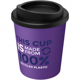 Americano® Espresso 250 ml gerecyclede geïsoleerde beker-Paars, zwart