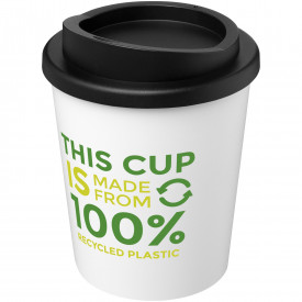 Americano® Espresso 250 ml gerecyclede geïsoleerde beker-Wit, zwart