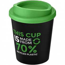 Americano® Espresso Eco 250 ml gerecyclede beker -Zwart, groen