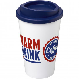 Americano® geïsoleerde beker van 350 ml-Blauw, wit