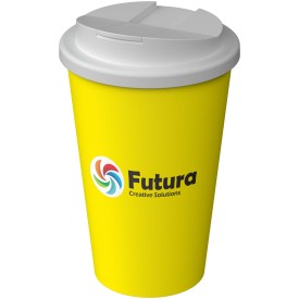 Americano® Infiniti geïsoleerde beker van 350 ml met morsbestendig deksel-Geel