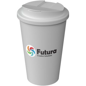 Americano® Infiniti geïsoleerde beker van 350 ml met morsbestendig deksel-Wit