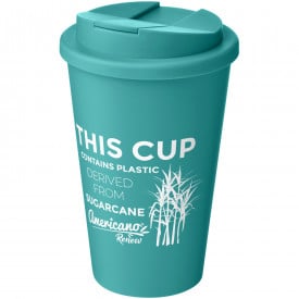 Americano® Renew geïsoleerde 350 ml beker met knoeibestendig deksel-Rifblauw