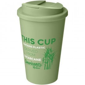 Americano® Renew geïsoleerde 350 ml beker met knoeibestendig deksel-Zeeglasgroen