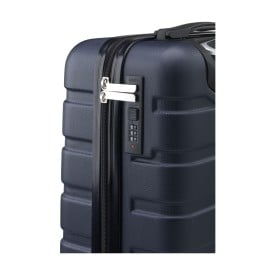 Amsterdam handbagage koffer - 55 x 35 x 20 cm - cijferslot - uitschuifbare greep