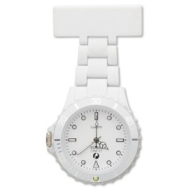Analoog zusterhorloge - kunststof - inclusief knoopcel batterij