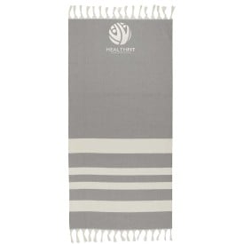 Anders hammam handdoek 147 x 75,5 cm-Zwart